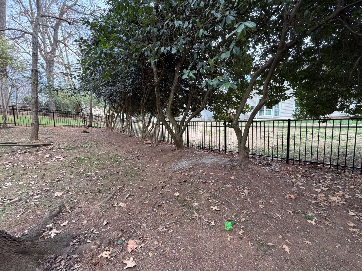 Black Aluminum Fence Huntersville NC