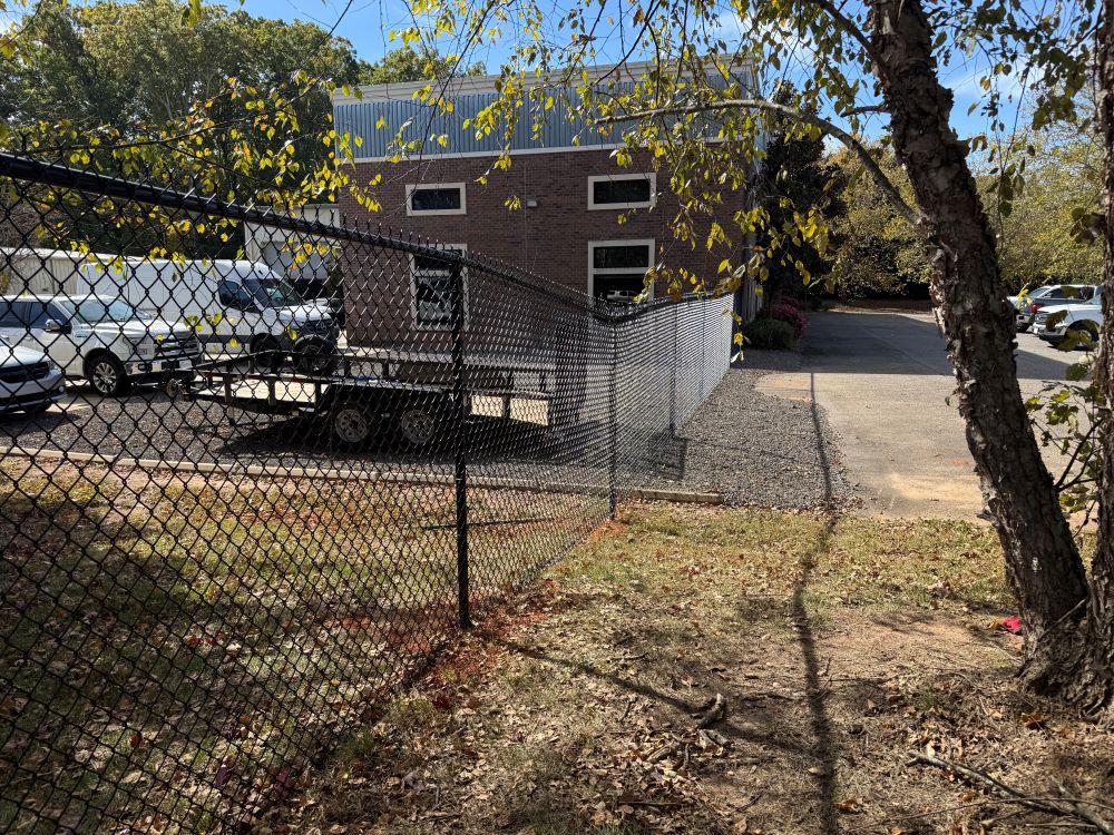 commercial chain link fence installed in mooresville nc