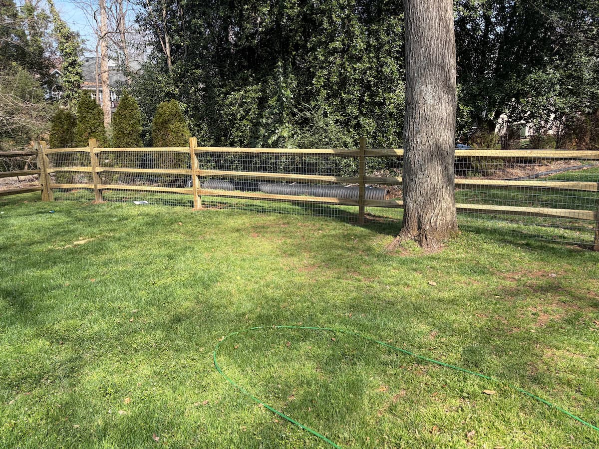 Split Rail Fence Repair in Huntersville NC